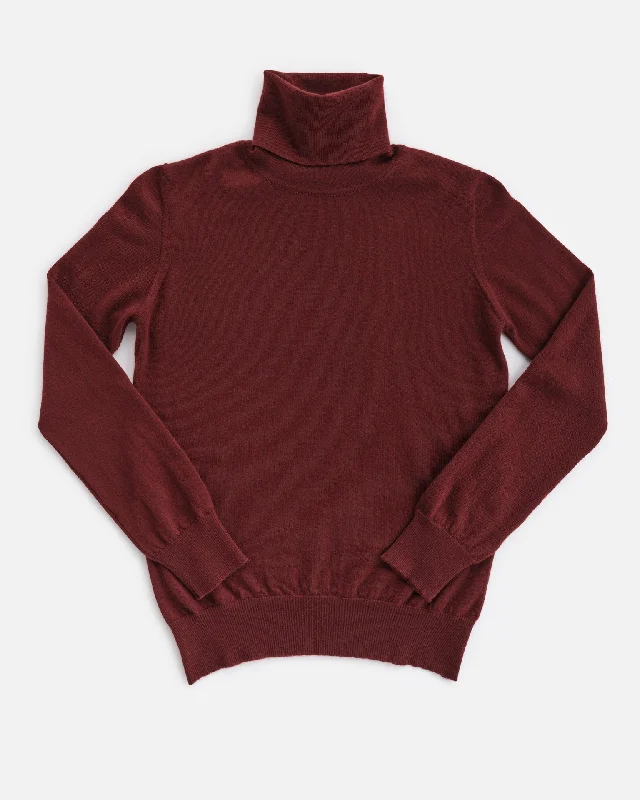 THE SUPER LIGHT ROLLNECK SWEATER | PORT Welt Pockets Slit Pockets Flap Pockets