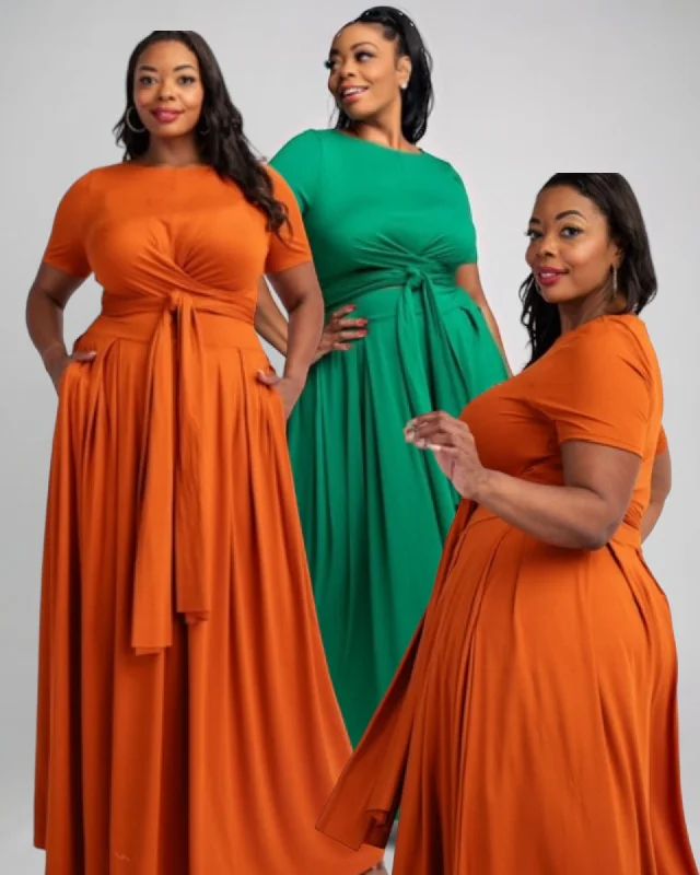Preorder Plus Size Maxi Skirt Set cashmere skirt fine