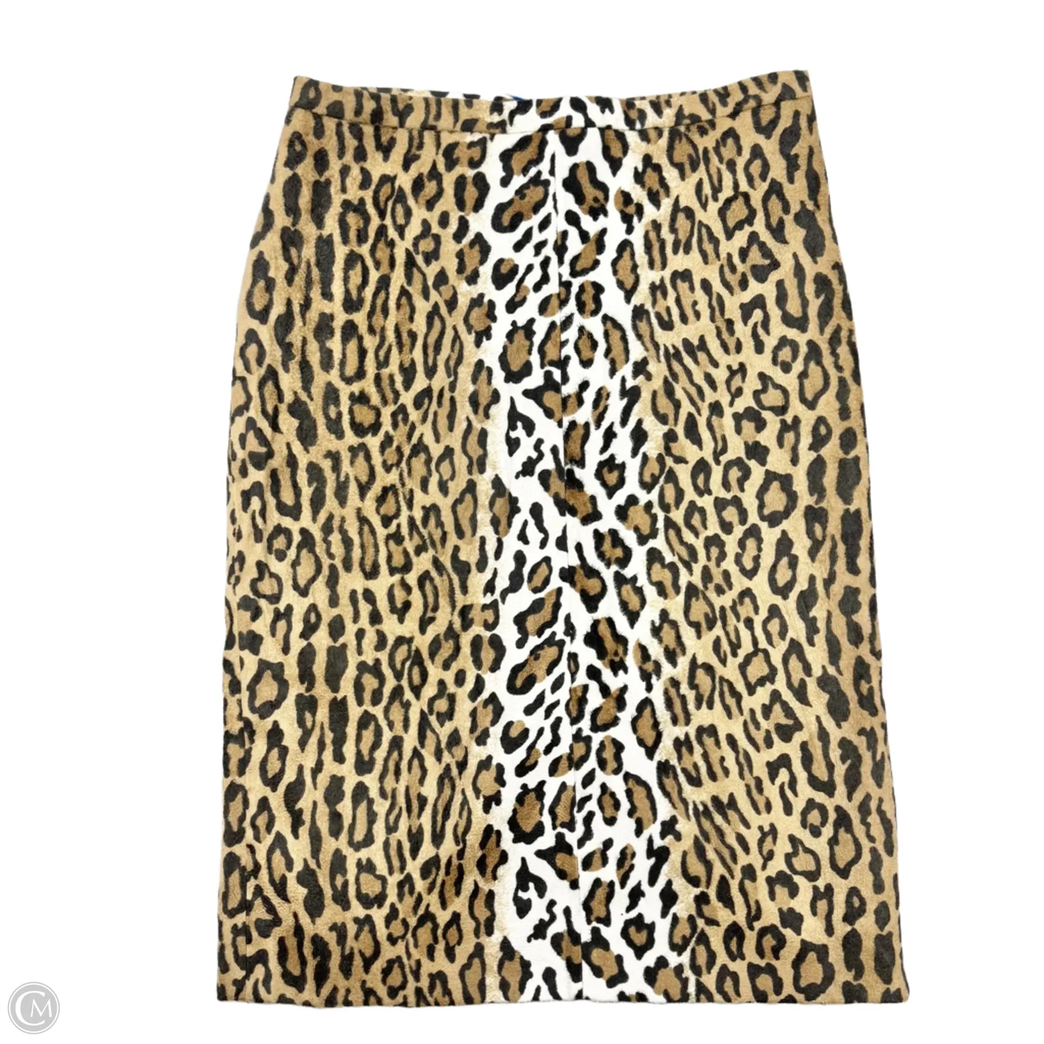 Skirt Luxury Designer By Moschino In Animal Print, Size: 8 cashmere skirt soft