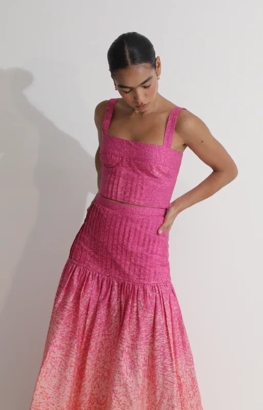 AITHANA SKIRT MS UP1 chiffon skirt airy