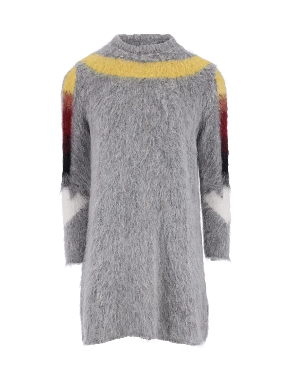 sweater dress Zippered Buttoned Snapped