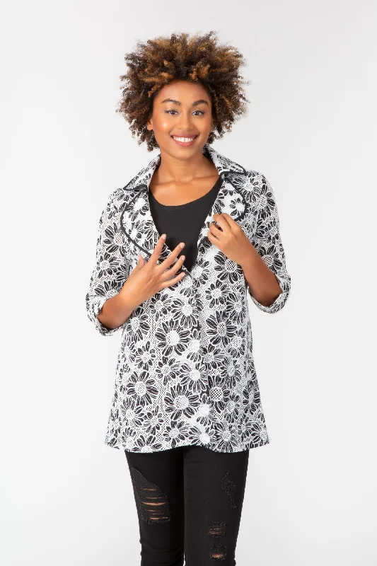 Floral Lace Jacket Faux Fur Jacket Real Fur Jacket Shearling Jacket