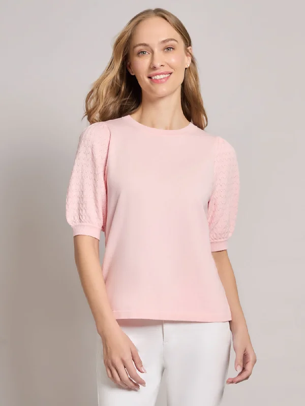 Stitch Sleeve Sweater Fitted Loose Oversized