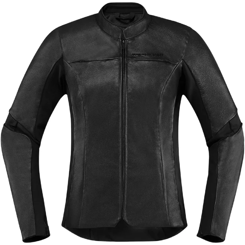 ICON Motorcycle Women's Overlord Jacket Belted Jacket Elasticated Jacket Padded Jacket ICON Motorcycle Women's Overlord Jacket Belted Jacket Elasticated Jacket Padded Jacket