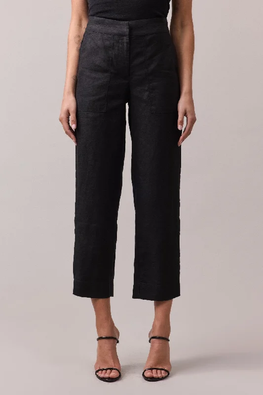Linen Tapered Pant Comfortable Maternity Pants