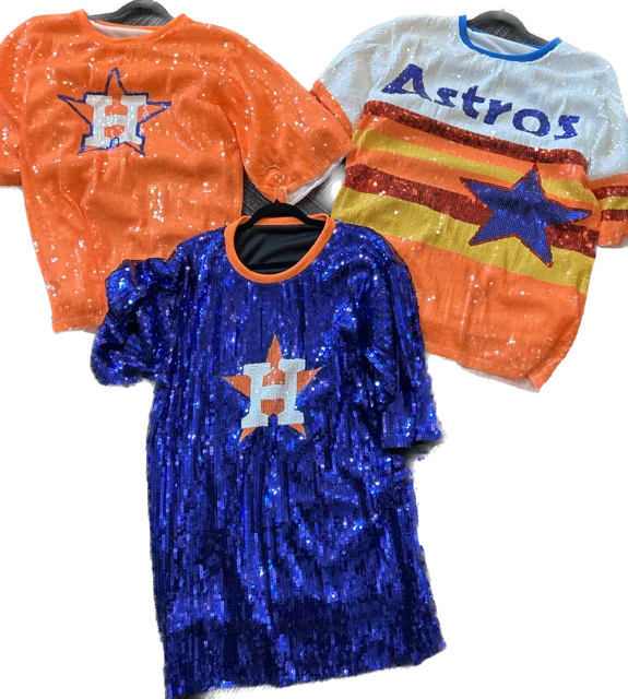 Sequin Astros One Size Party Dress Tunics Hiking breathable