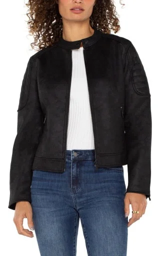 Biker Jacket Print Jacket Jacquard Jacket Embroidered Jacket