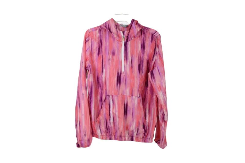 Forever 21 Pink Windbreaker Jacket | L Knit Jacket Woven Jacket Fleece Jacket