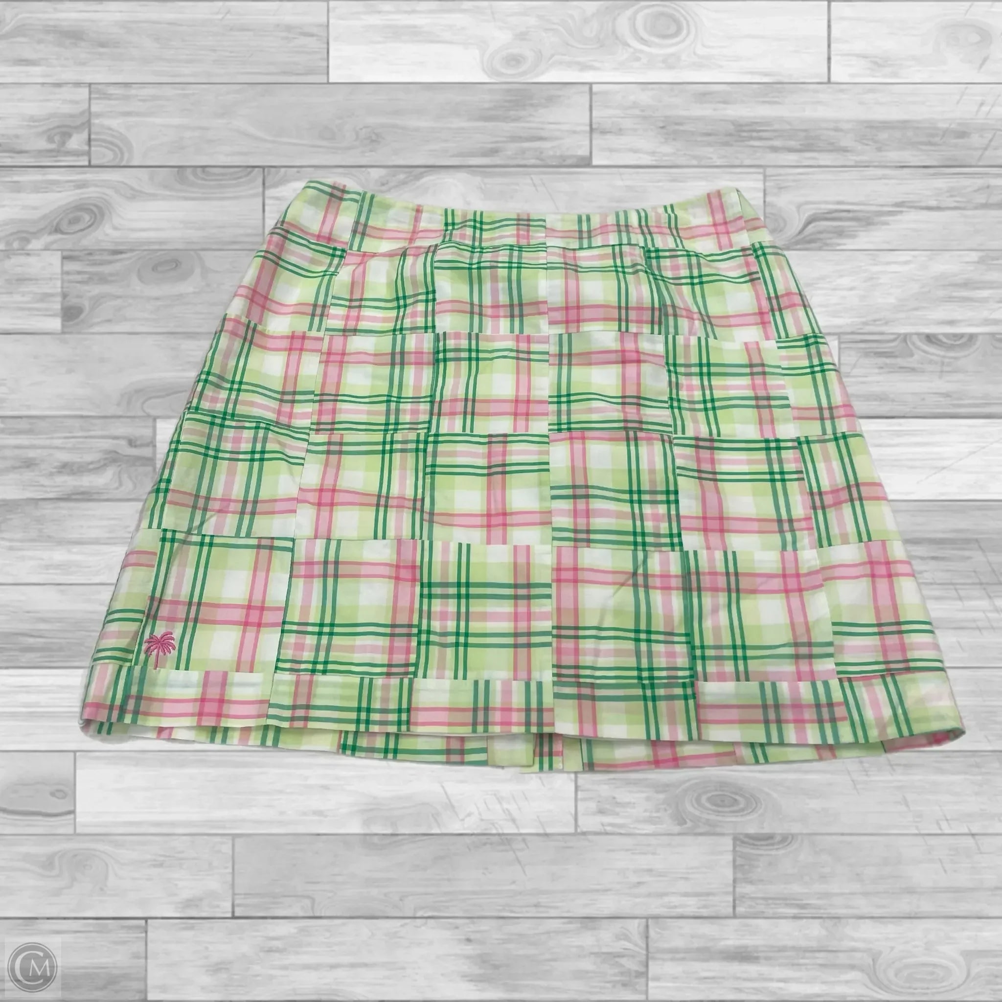 Skirt Designer By Lilly Pulitzer In Plaid Pattern, Size: 6 cashmere skirt plush
