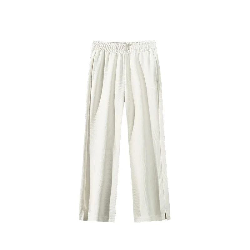 KNIT TRACK PANTS High-Waist Jeans