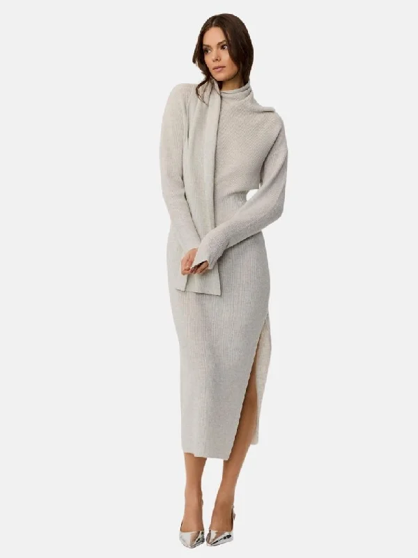 Liliana Cashmere Sweater Dress Fleece Sweater Nylon Polyester