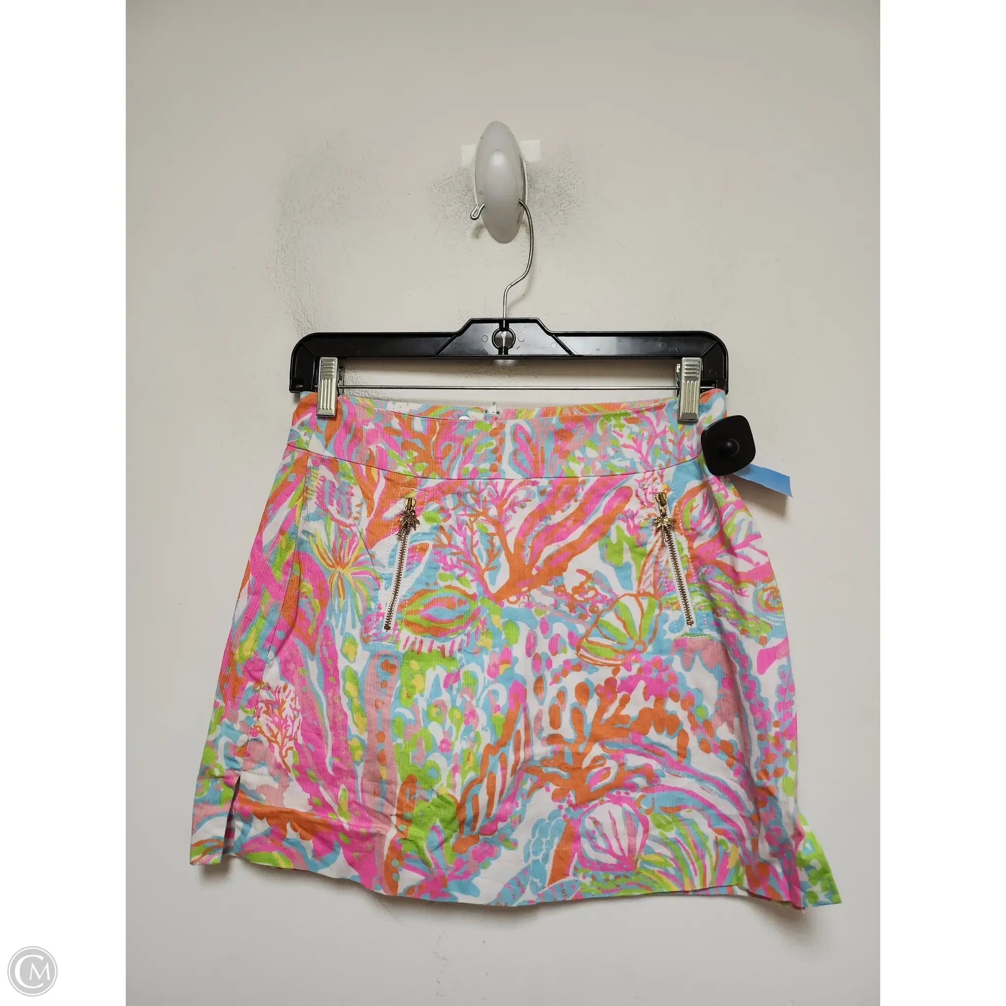 Skirt Designer By Lilly Pulitzer In Multi-colored, Size: 0 lightweight skirt design