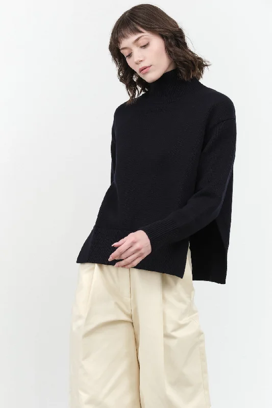 Patria Roll Neck Sweater Modern Contemporary Chic