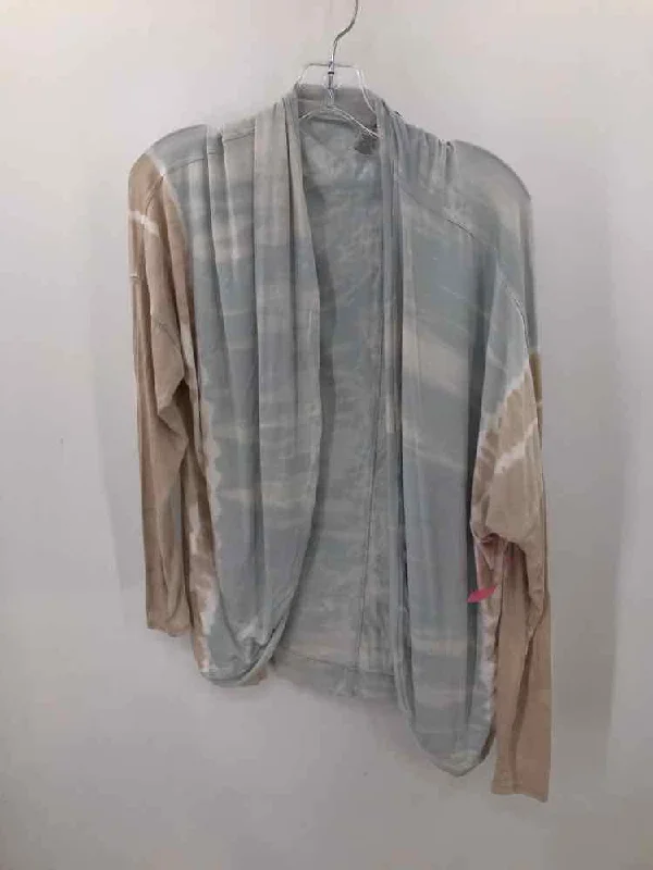 Pre-Owned Hard Tail Blue Size Medium Sweater Handmade Hand-knitted Hand-woven