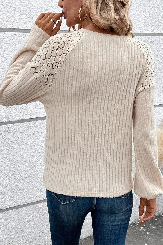 Casual Chic Knitted Sweater Casual Formal Business