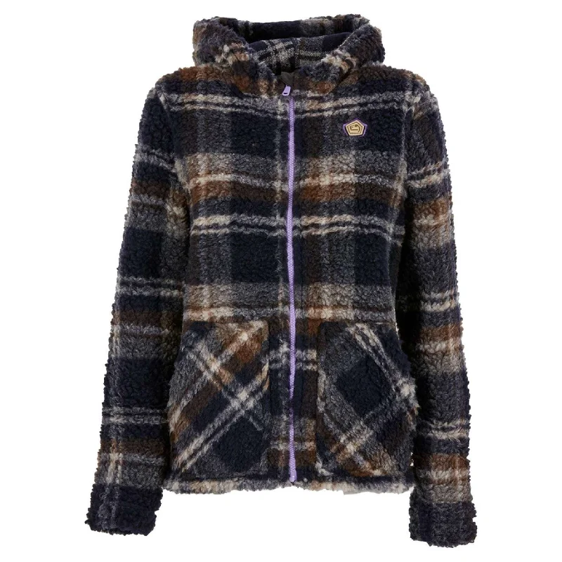 E9 Anais Sweater - Womens Herringbone Houndstooth Plaid
