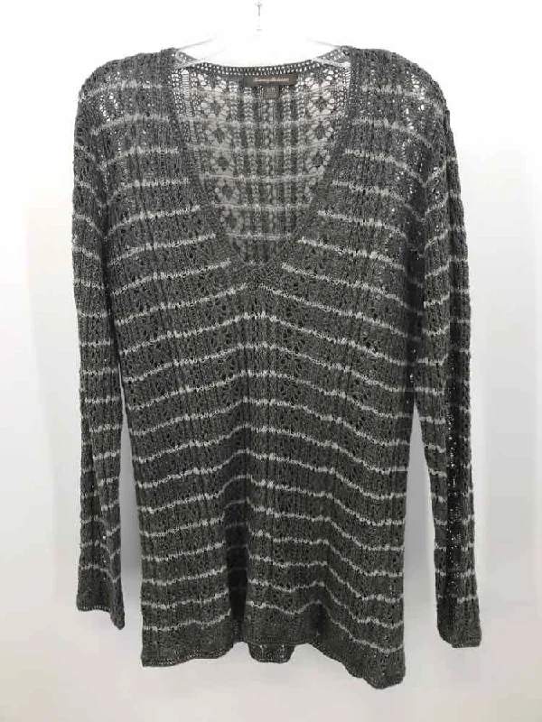 Pre-Owned Tommy Bahama Grey Size Large Sweater Oversized Loose Flowy