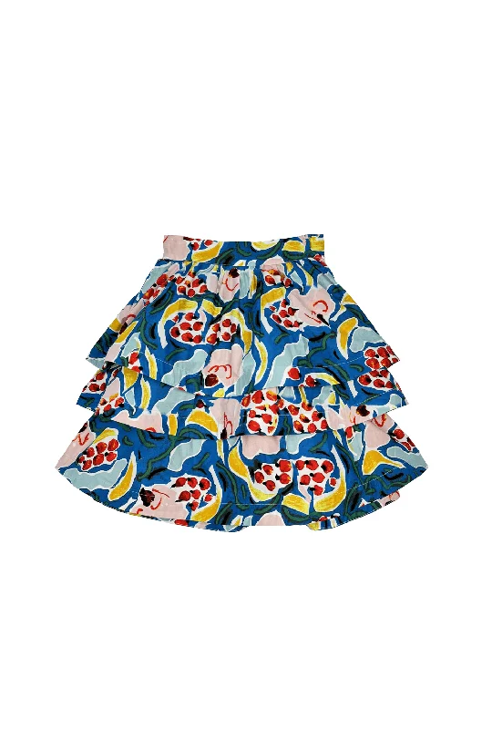 MINI Teagan Skirt - Banana Split patchwork skirt art