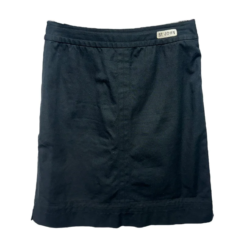 Skirt Luxury Designer By St. John  Size: 4 leather skirt modern