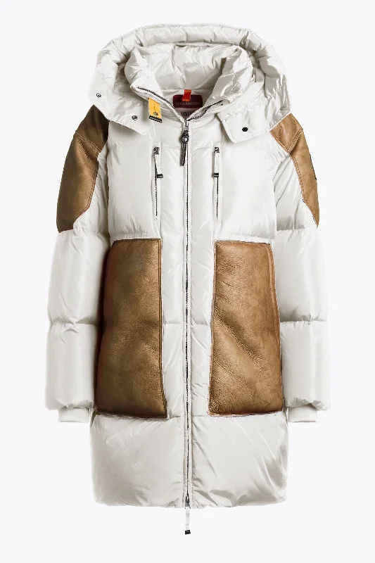 Parajumpers Carolina Women's Winter Jacket in WHITE FINAL SALE! Tailored Jacket Straight Jacket A-Line Jacket Parajumpers Carolina Women's Winter Jacket in WHITE FINAL SALE! Tailored Jacket Straight Jacket A-Line Jacket