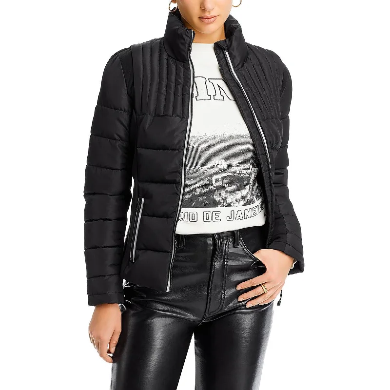 Aqua Womens Lightweight Cold Weather Puffer Jacket Striped Jacket Polka Dot Jacket Floral Jacket