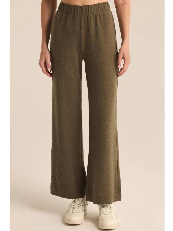 Z Supply Tessa Cozy Pant Trendy Wide-Leg Pants