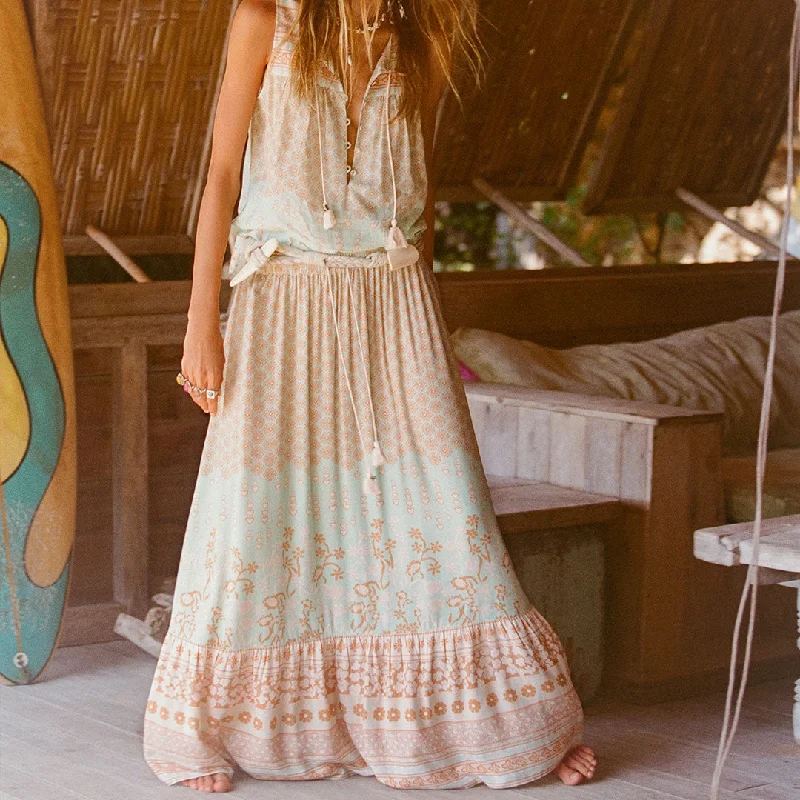 Sweet Nothings Maxi Skirt velvet skirt rich