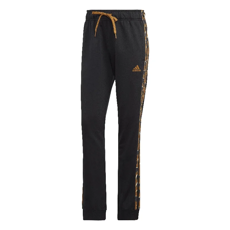 PRIMEGREEN ESSENTIALS WARM-UP SLIM TAPERED 3-STRIPES TRACK PANTS Fashionable Work Pants