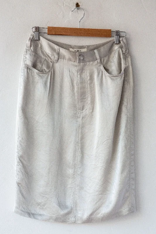 5 Pocket Skirt leather skirt refined