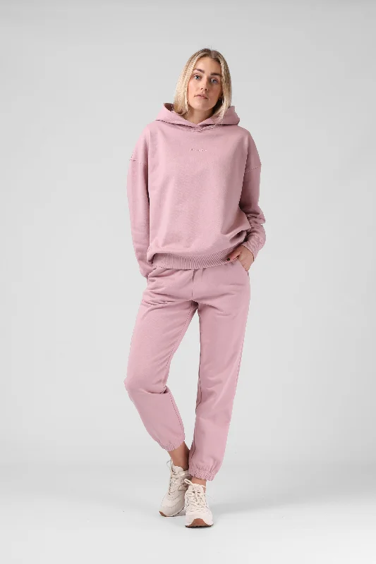 Script Tracky Pant - Dusty Rose Cozy Lounge Pants