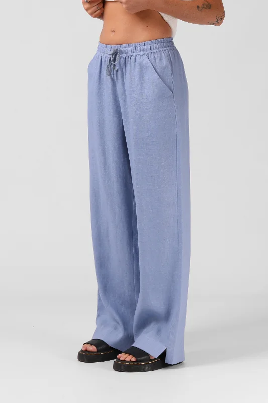 Vari Pant - Sky Blue Cozy Fitted Pants