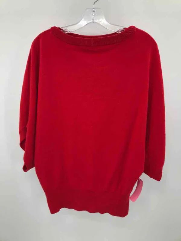 Pre-Owned Michael Kors Red Size Small Sweater Fleece Fabric Down Fabric Feather Fabric Pre-Owned Michael Kors Red Size Small Sweater Fleece Fabric Down Fabric Feather Fabric
