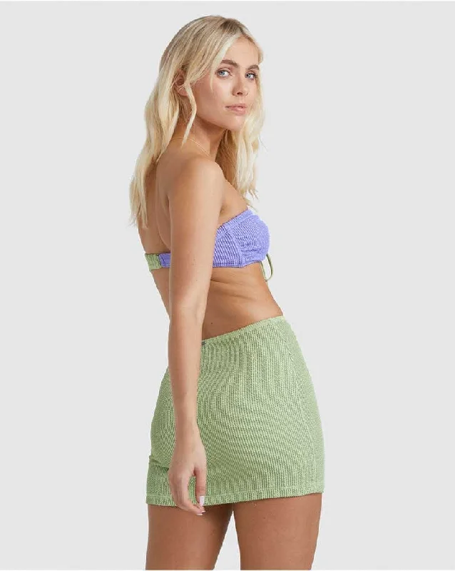 Summer High Skirt velvet skirt glossy