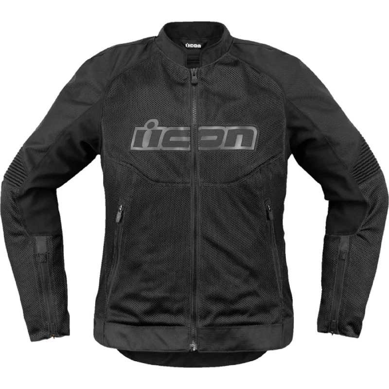 ICON Women's Overlord3 Mesh Jacket Herringbone Jacket Checkered Jacket Solid Jacket