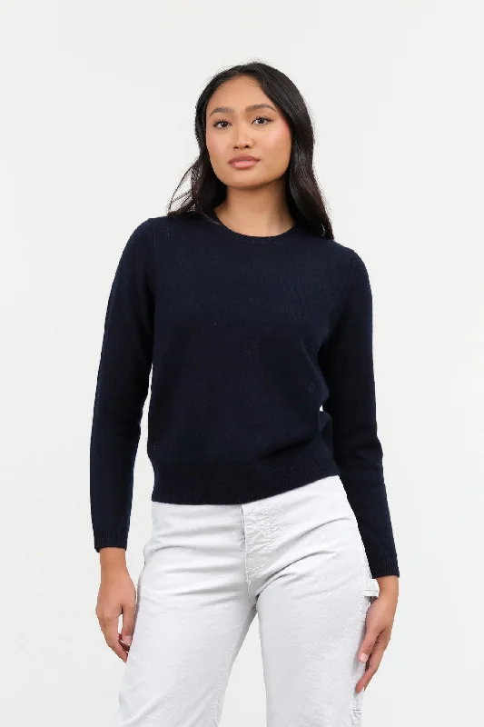 Lulu Sweater in Navy Bright Pastel Dark