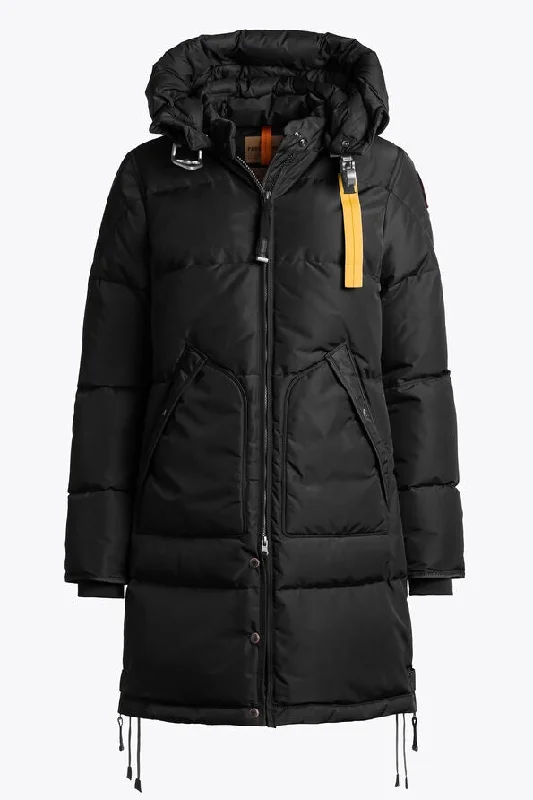 Parajumpers Long Bear Woman's Down Jacket in Black PWJCKMA33 ON SALE Fleece Fabric Down Fabric Feather Fabric Parajumpers Long Bear Woman's Down Jacket in Black PWJCKMA33 ON SALE Fleece Fabric Down Fabric Feather Fabric