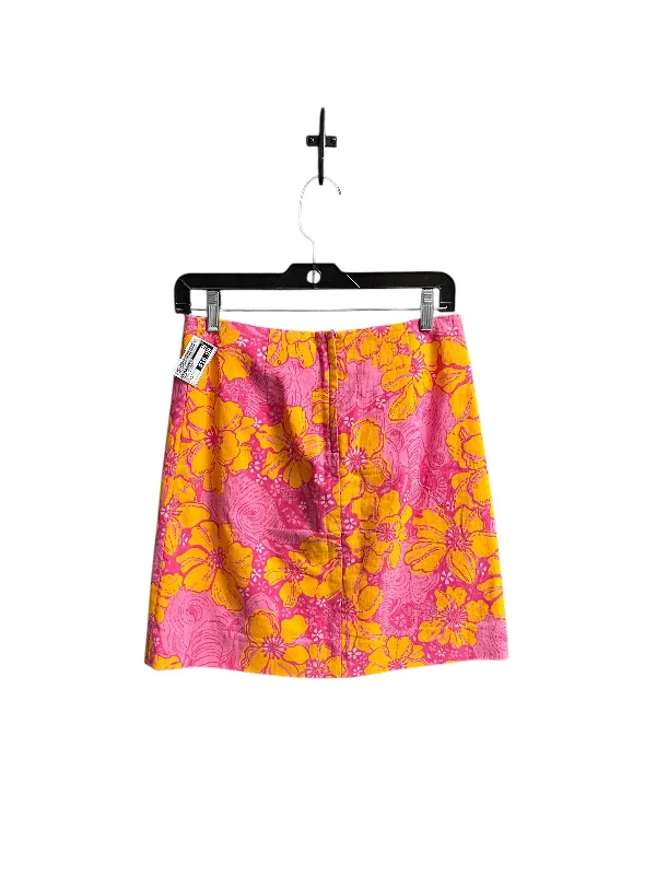 Skirt Designer By Lilly Pulitzer  Size: 0 silk skirt elegant