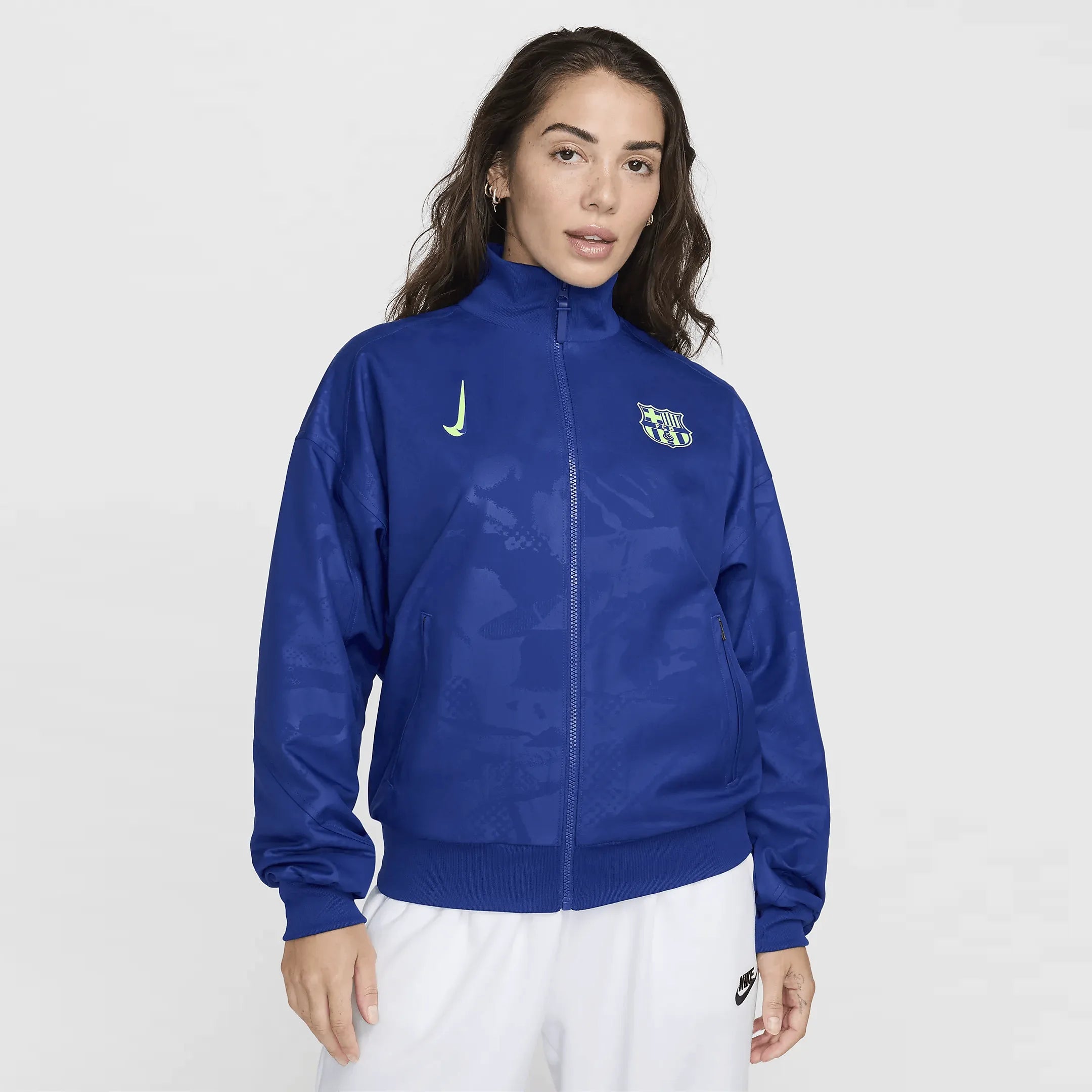 Nike 2024-25 Barcelona Women's Strike Third Dri-Fit Jacket Hoodie Zip-Up Jacket Button-Up Jacket