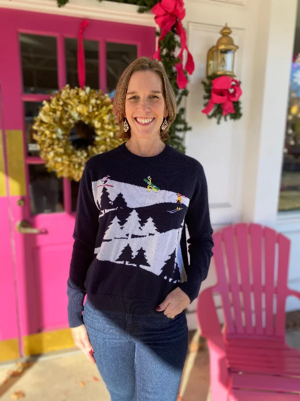 Autumn Cashmere Skier Sweater Tailored Straight A-Line