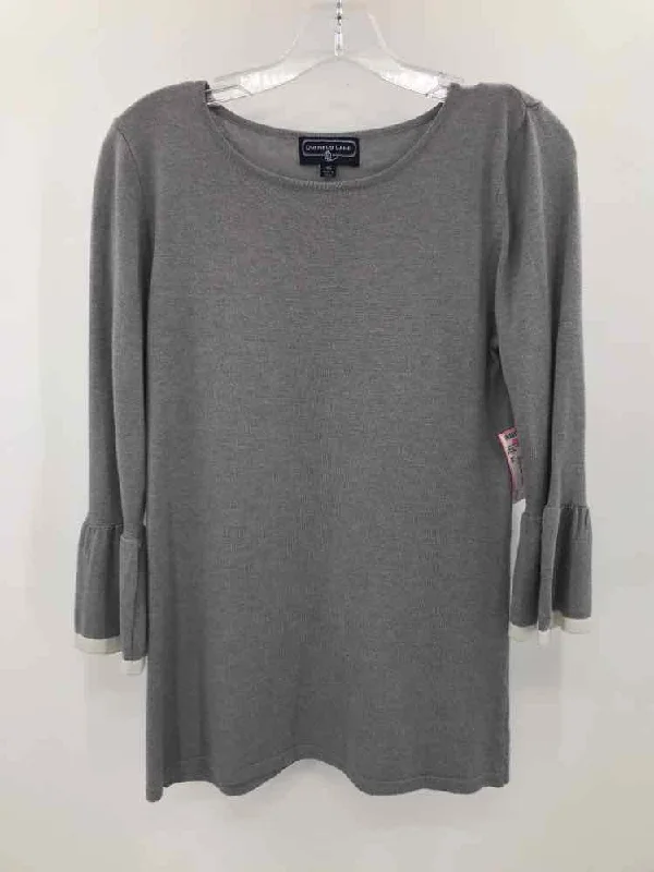 Pre-Owned Duffield Lane Grey Size XS Sweater Spandex Blend Rayon Blend Denim Blend