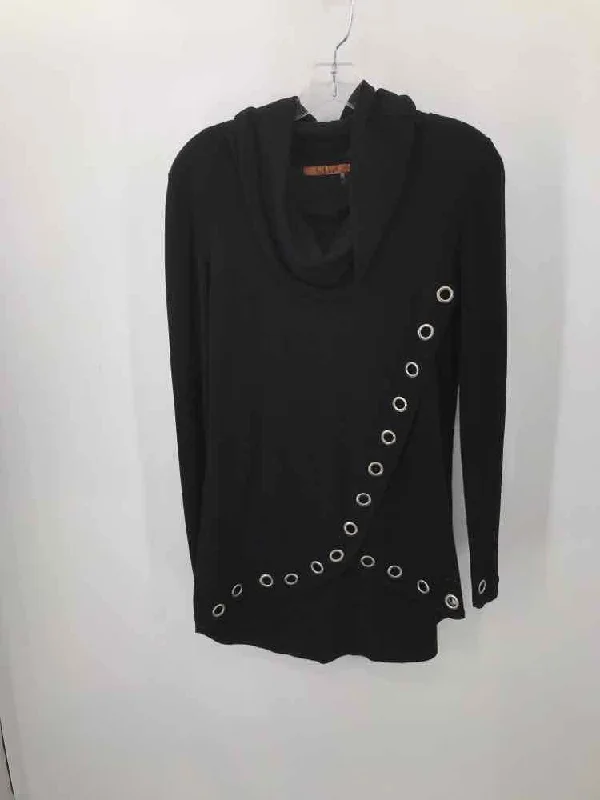 Pre-Owned Belldini Black Size Medium Sweater Iron Safe Non-Iron Wrinkle Free