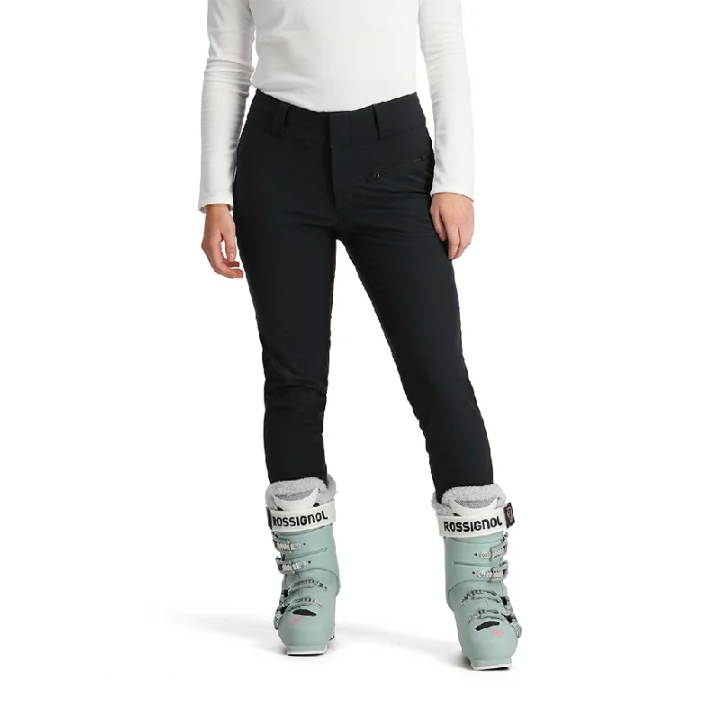 Womens Painted On Softshell Pants - Black Relaxed Linen Pants