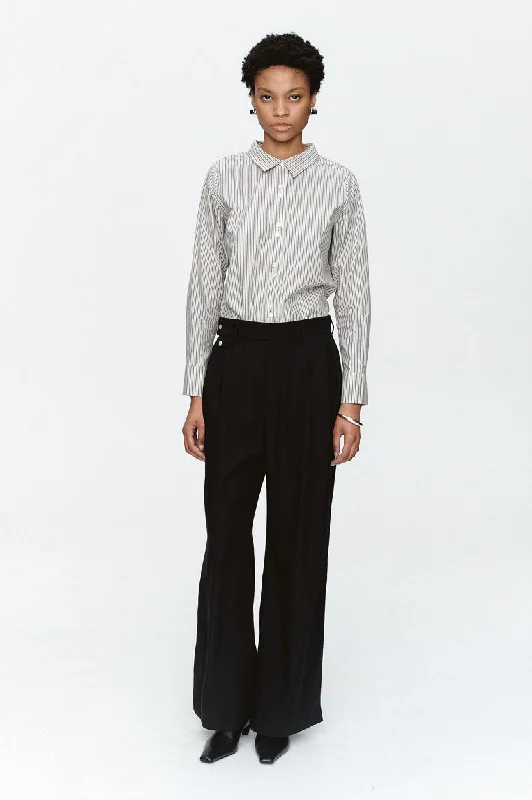Marle Tosca Pant - Black High-Waist Trousers