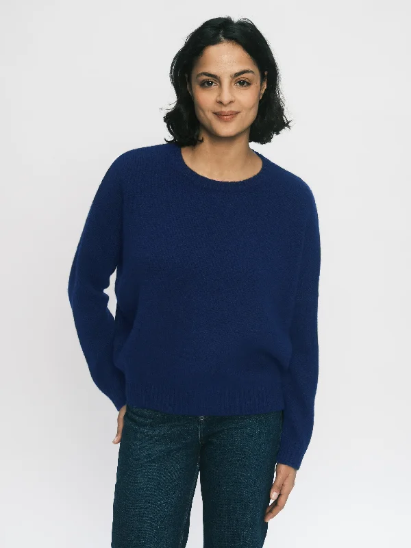 THE TRAPEZE SWEATER | BRITISH BLUE Fitted Loose Oversized