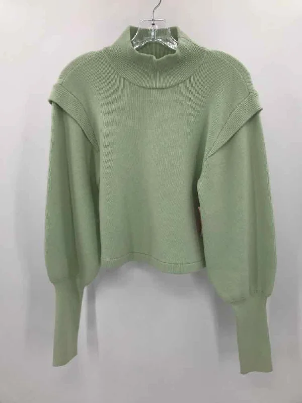 Pre-Owned Jonathan Simkhai Green Size Small Sweater Cashmere Blend Cotton Blend Poly Blend