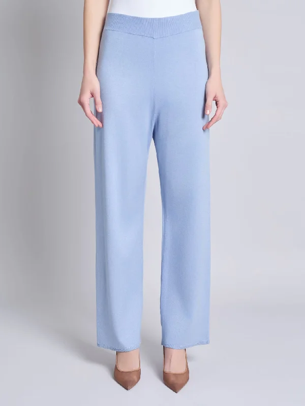 Pull-On Sweater Pant, Serenity Knit Mesh Blend Leather Blend Suede Blend