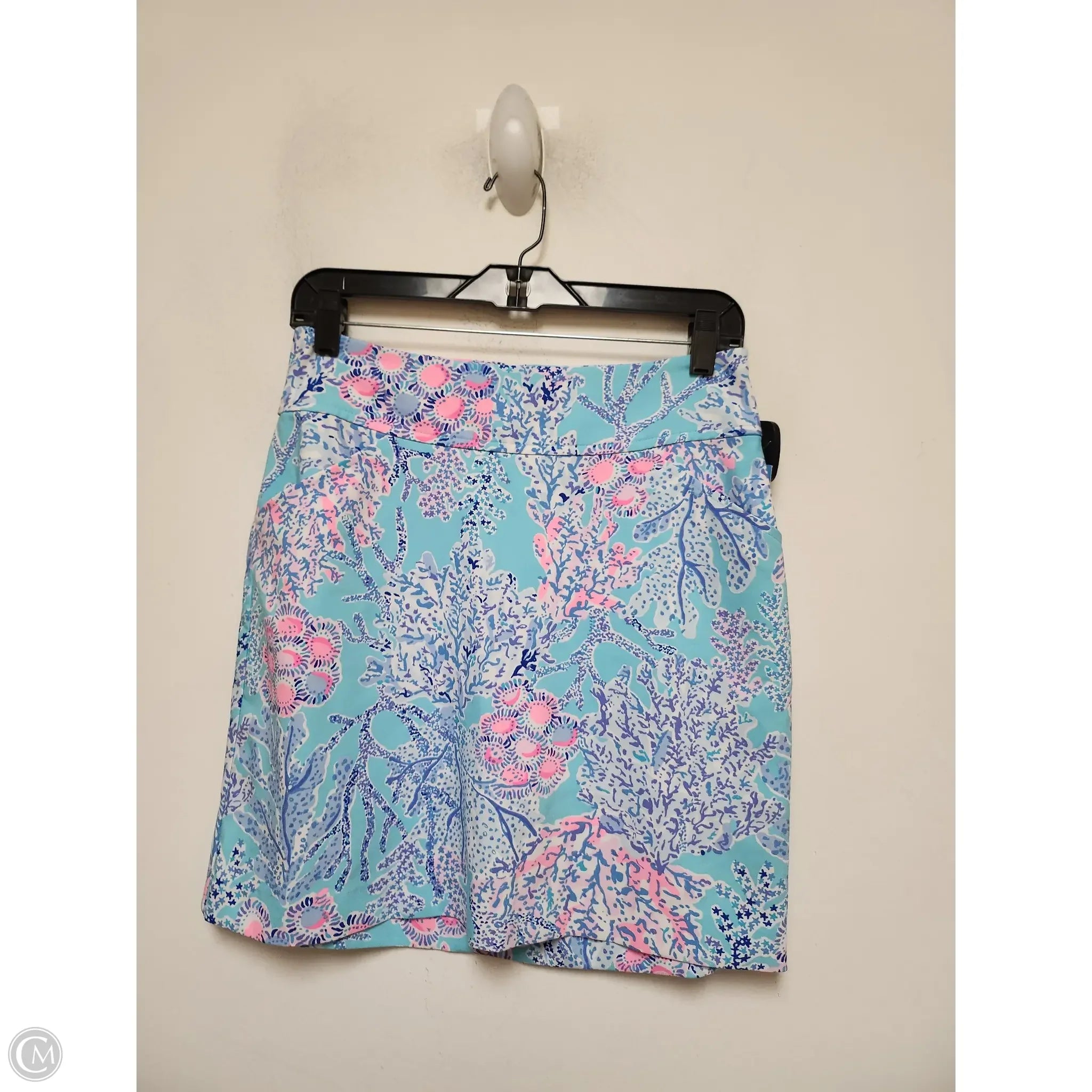 Skirt Designer By Lilly Pulitzer In Nautical Print, Size: 2 leather skirt sleek