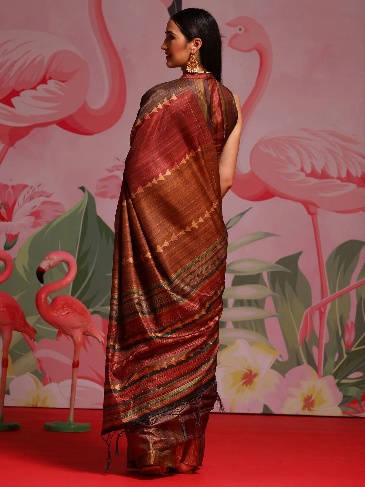 Saree Mall Women's Blend Maroon Printed Designer Saree With Blouse Piece-KOZI101C Casual Relaxed Blouse Saree Mall Women's Blend Maroon Printed Designer Saree With Blouse Piece-KOZI101C Casual Relaxed Blouse