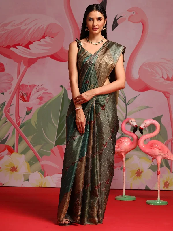 Saree Mall Women's Blend Sea Green Printed Designer Saree With Blouse Piece-KOZI104A Sheer Sleeve Blouse Saree Mall Women's Blend Sea Green Printed Designer Saree With Blouse Piece-KOZI104A Sheer Sleeve Blouse