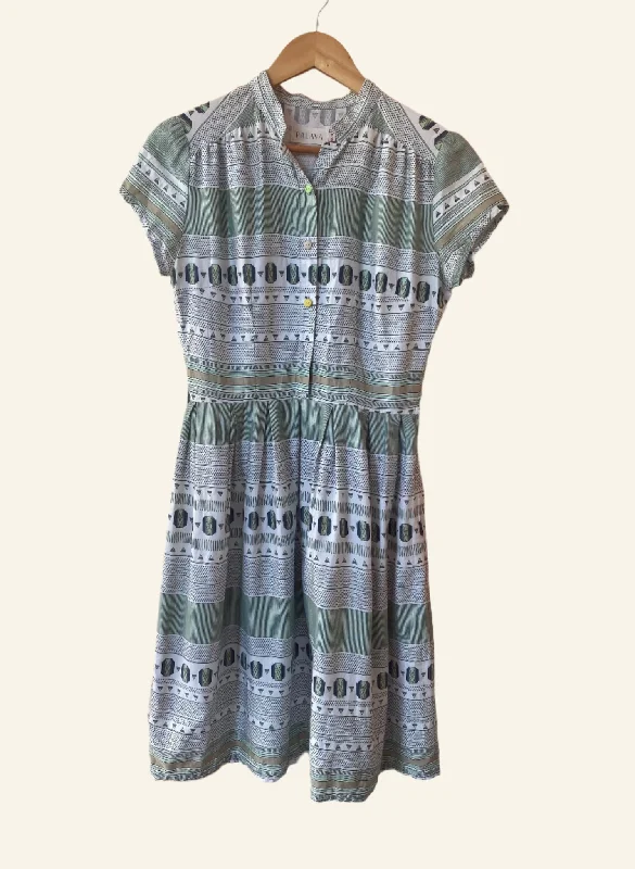 PRE LOVED - Louise Dress - Ivory Art Deco Tunics Vintage classic